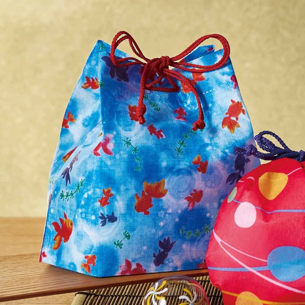 Amazon | 【20枚】不織布ギフトバッグ 信玄袋 金魚